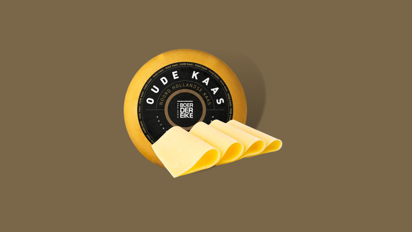 Oude kaas plakjes