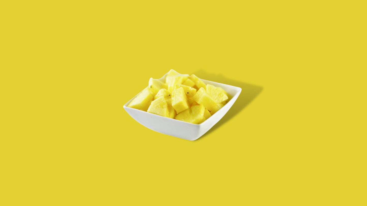 Ananas blokjes
